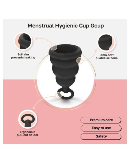 menstrual cup gcup mystic noir size s