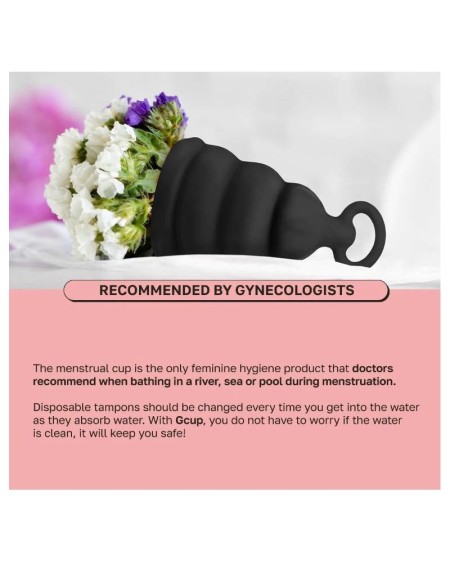 menstrual cup gcup mystic noir size s
