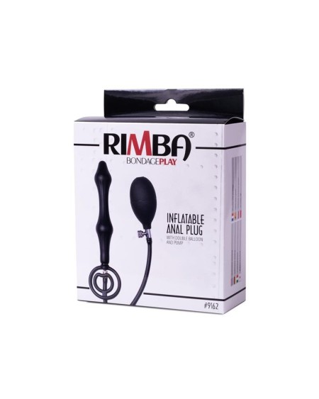 inflatable anal plug with double balloon and pump