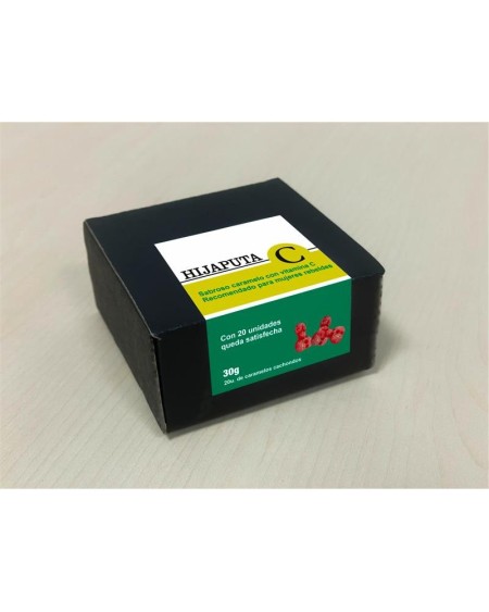 box of 20 penis-shaped candies with strawberry cherry flavor