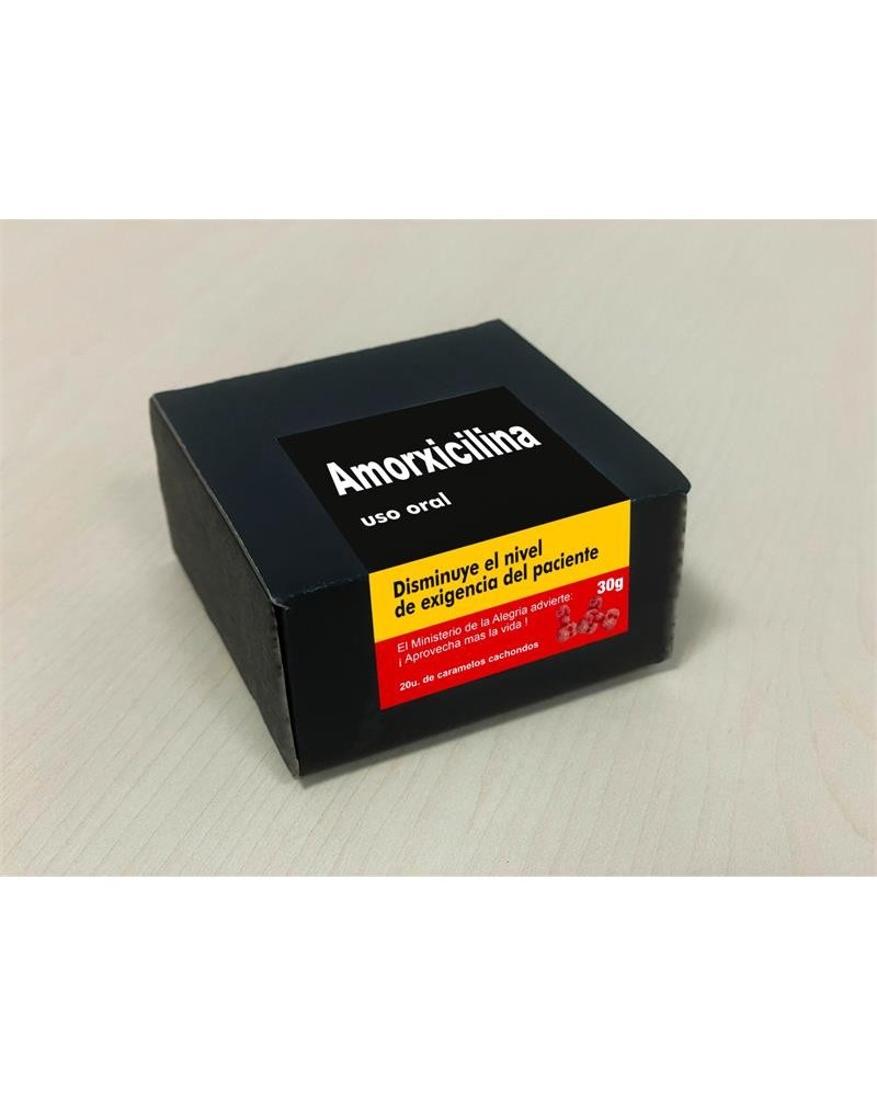 box of 20 penis-shaped candies with strawberry cherry flavor