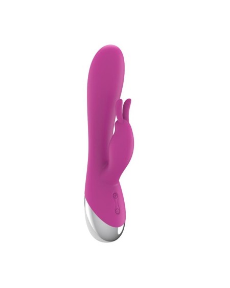 dual vibe with rabbit usb silicone rose