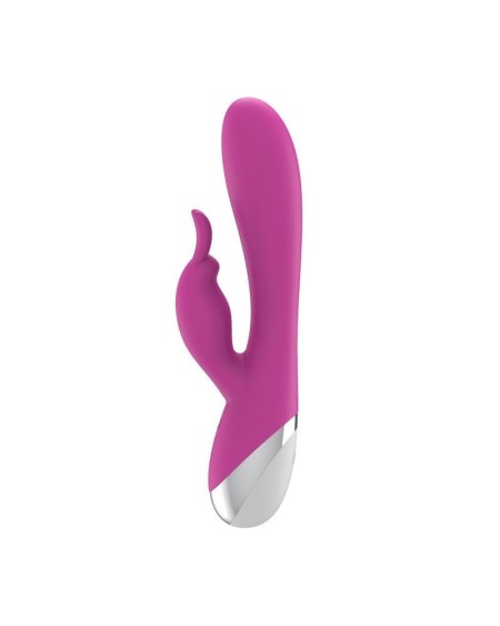 dual vibe with rabbit usb silicone rose