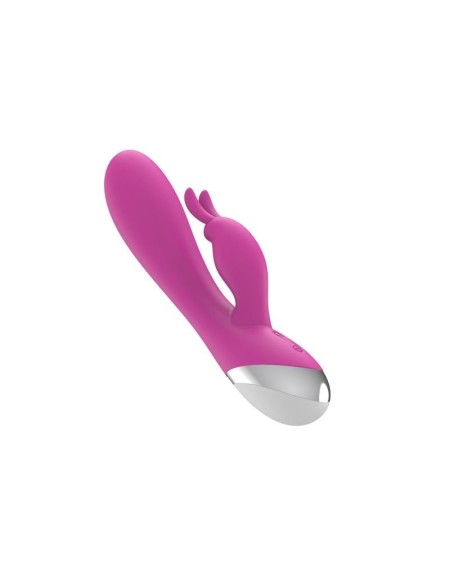 dual vibe with rabbit usb silicone rose