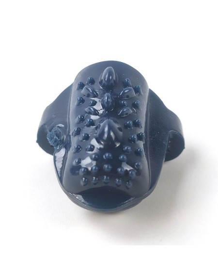finger ring with vibration blue