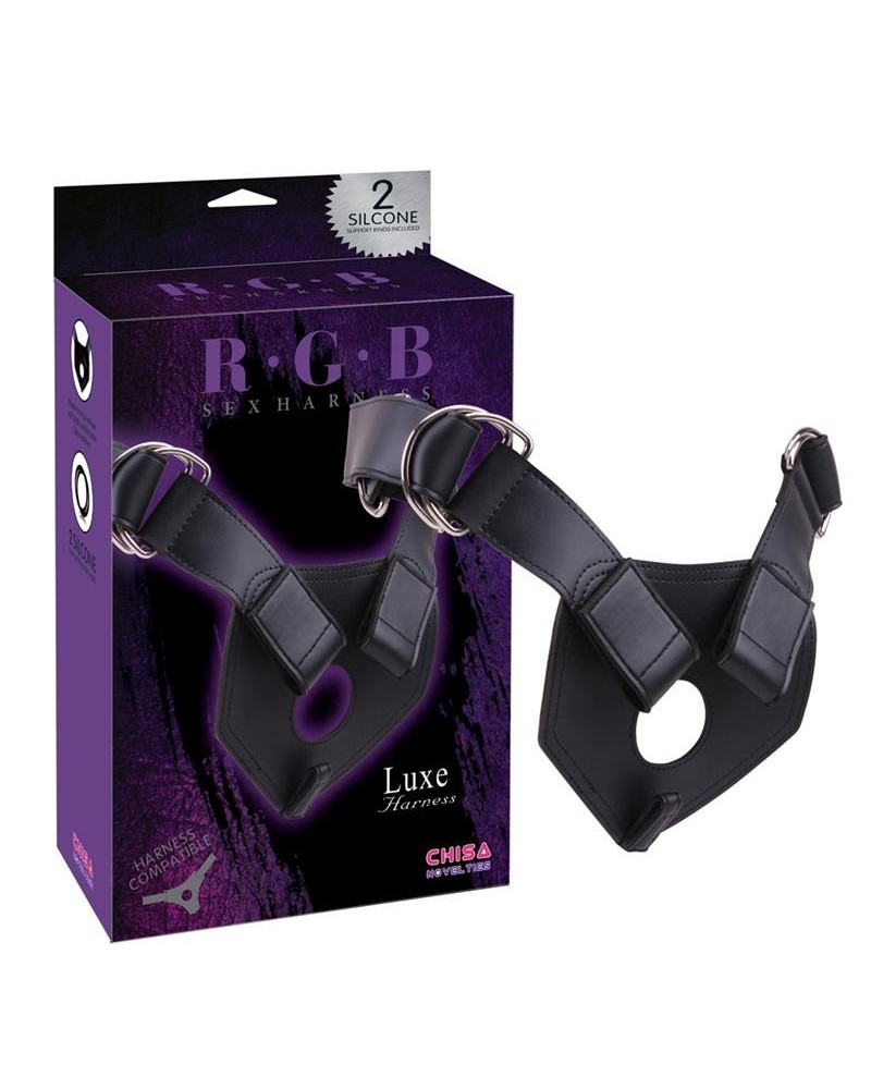 luxe harness silicone noir