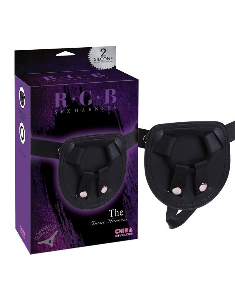 the basic harness silicone noir