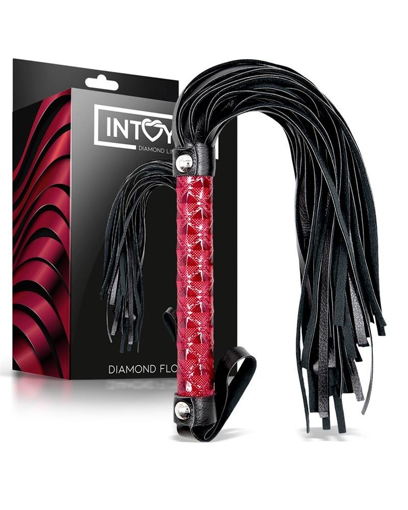 flogger diamond vegan leather