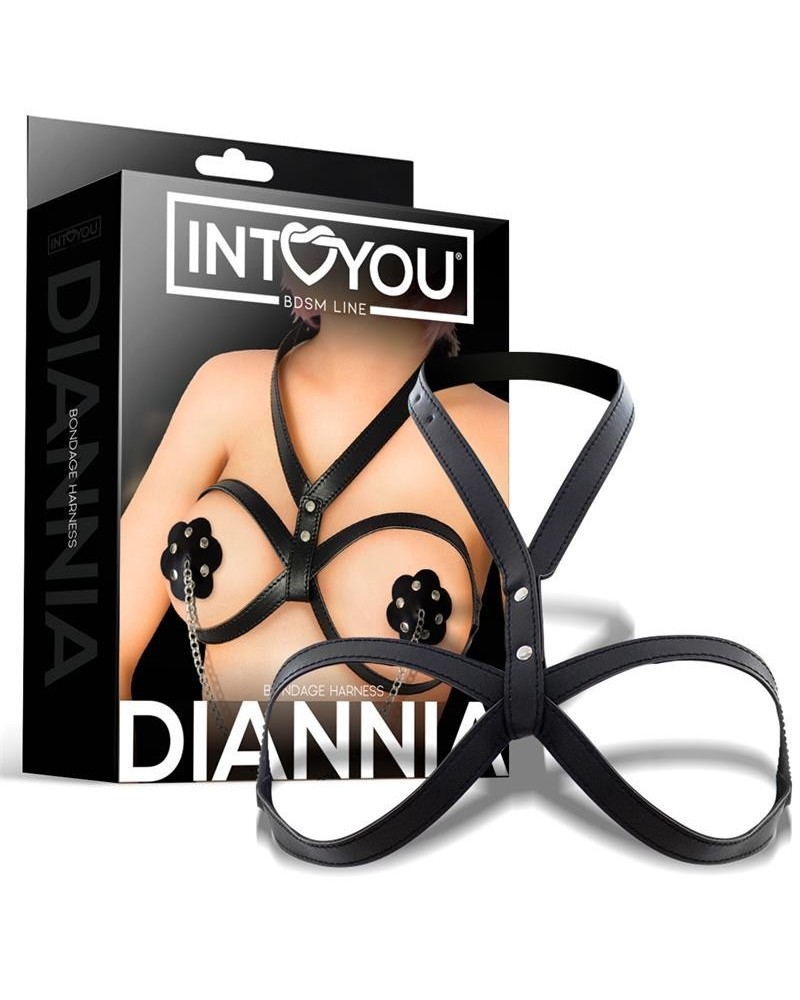 diannia bondage breast harness
