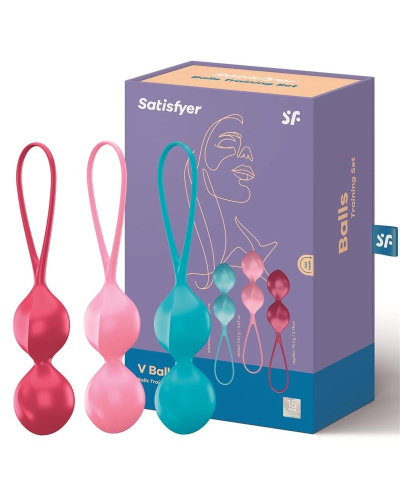 pack of 3 ben-wa balls v-balls