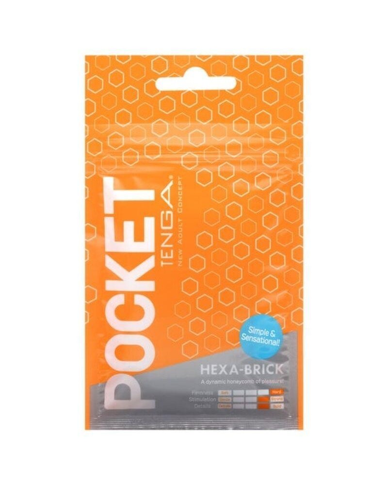 masturbator pocket hexa-brick