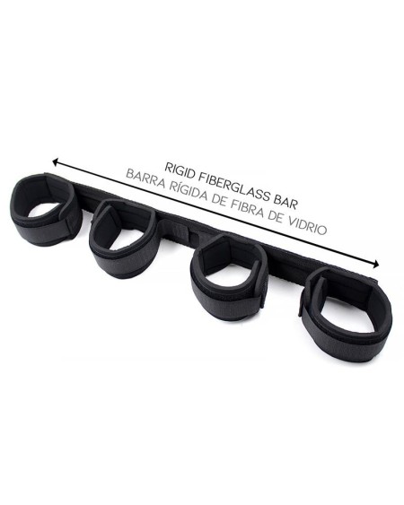 spreader bar with rigid bar and souple cuffs