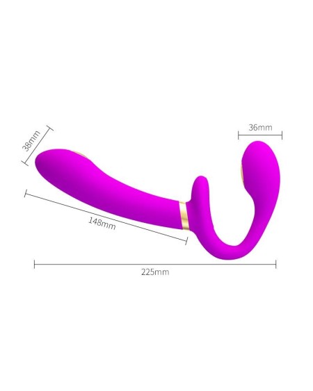 thunderbird couples vibe strapless with remote control