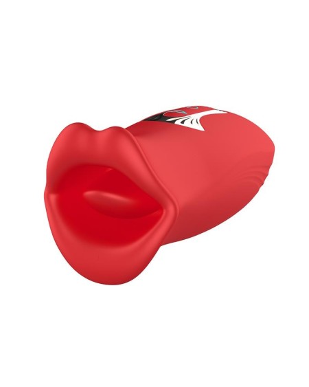 ember licking and vibrant mouth shape massager usb silicone