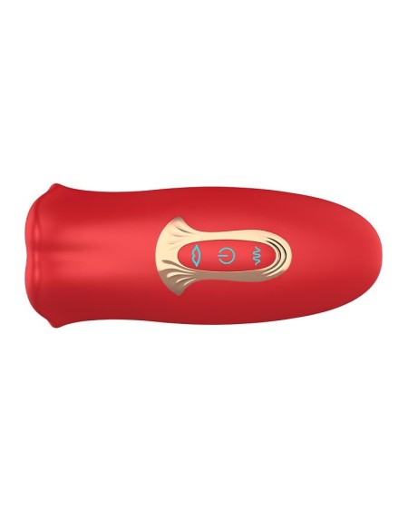 ember licking and vibrant mouth shape massager usb silicone