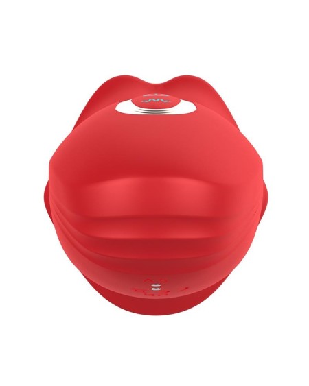 ember licking and vibrant mouth shape massager usb silicone