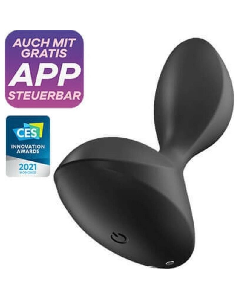 sweet seal butt plug with vibration and app noir