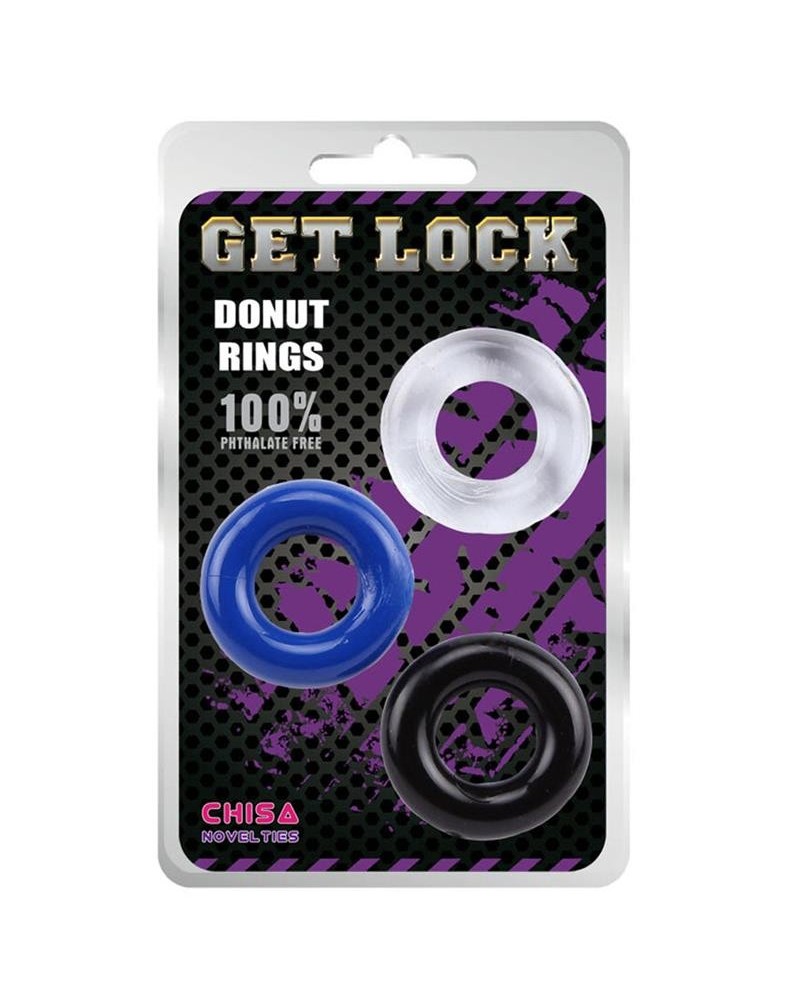 donut rings-assorted 3 pack