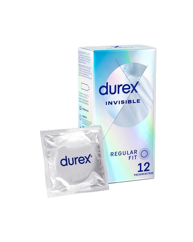durex condoms invisible 12 ud