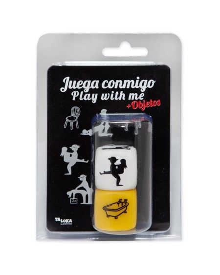 set of white postures dice and a places dice.