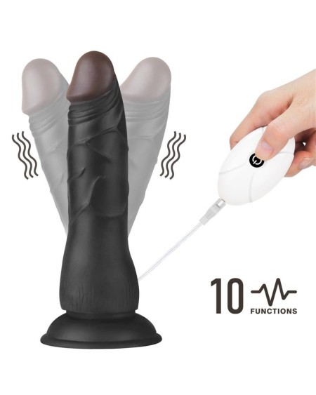 adjustable strap on with dildo 10 vibrations 7.5