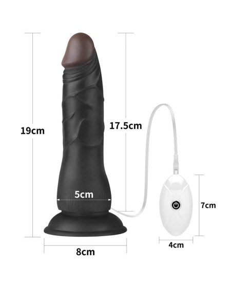 adjustable strap on with dildo 10 vibrations 7.5