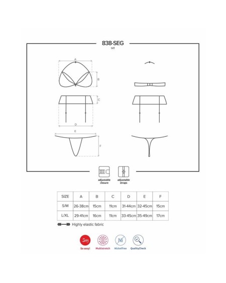 3 pieces set 838-seg-3