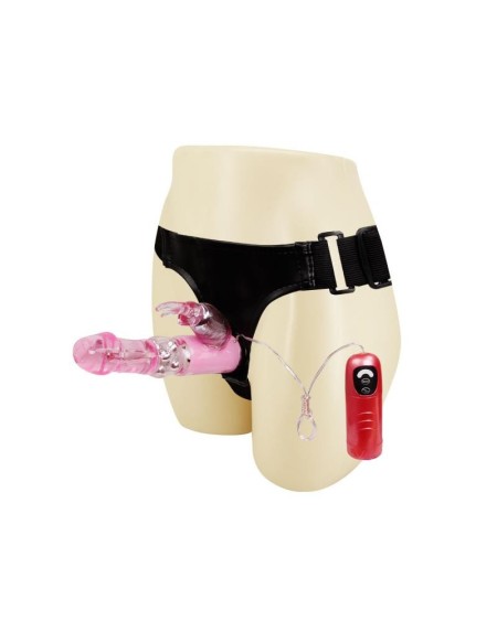 baile vibrant strap-on with dildo rose 18 cm