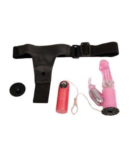 baile vibrant strap-on with dildo rose 18 cm