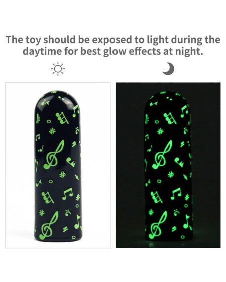 vibrant bullet glow-in-the-dark