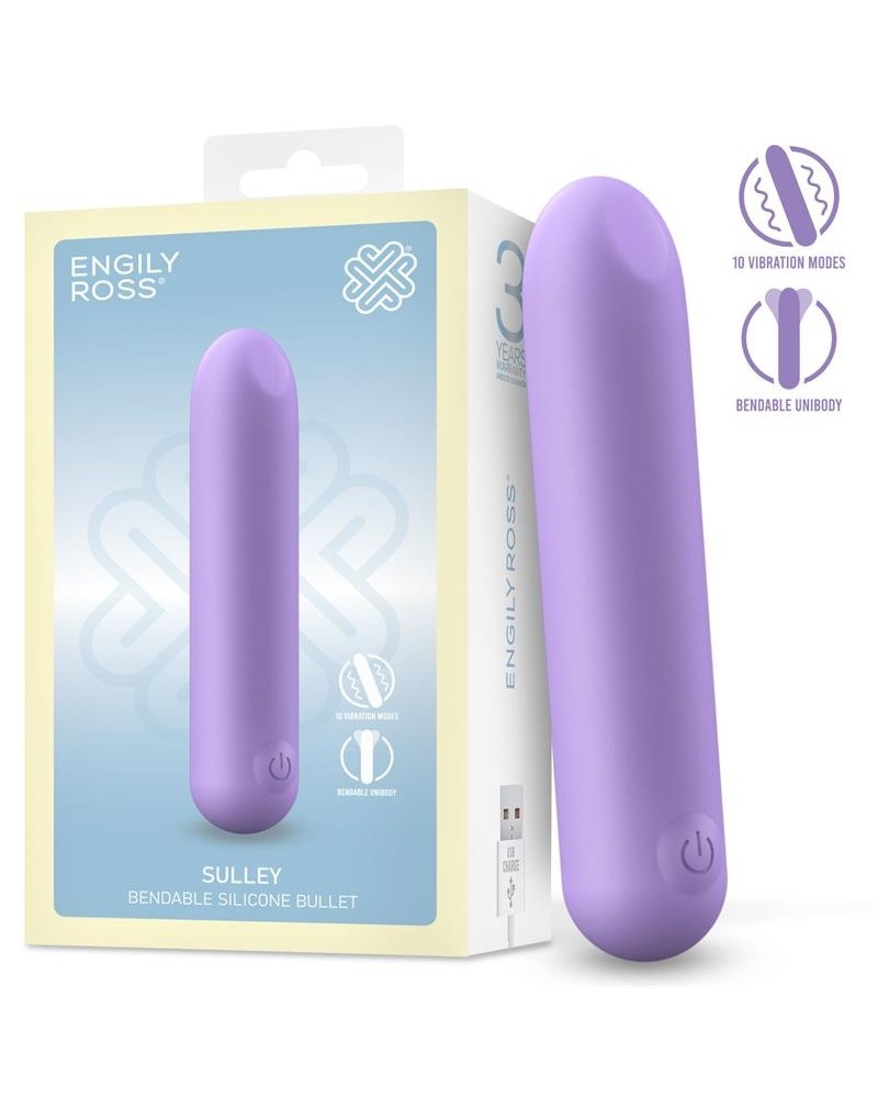 sulley vibrant bullet liquid silicone unibody bendable usb