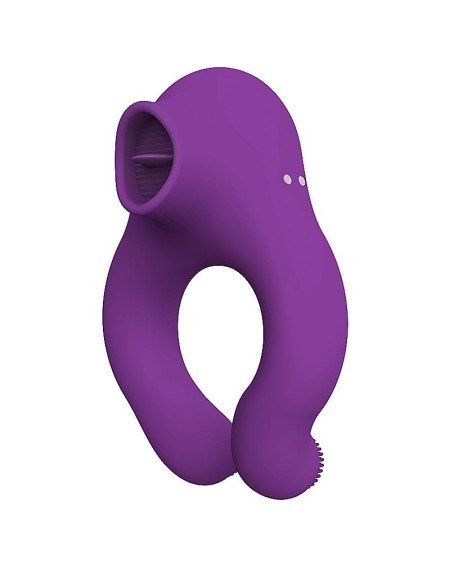 fenda vibrant ring with licking tongue and remote control 3 motors...
