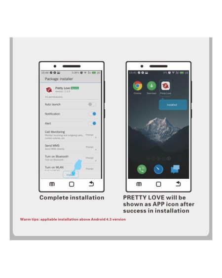 nymph vibrant egg with movil app