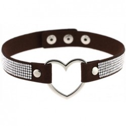 Ras de cou Heart Strass Noir