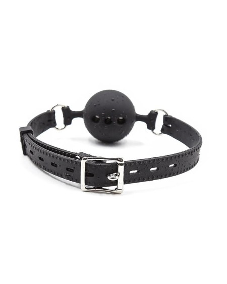 silicone breathable ball gags 4,5 cm size m noir