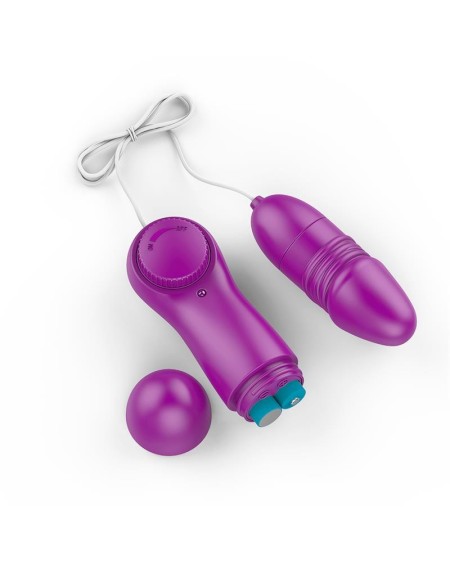 laary multi-speed vibrant egg with remote control violet