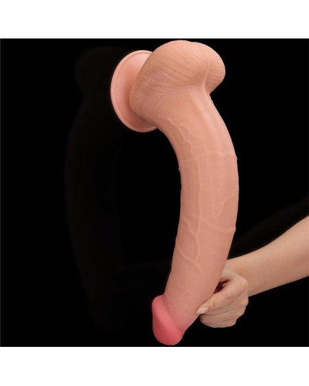 dildo dual layer sliding peau 13.5
