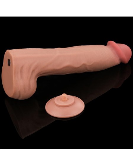 dildo dual layer sliding peau 14