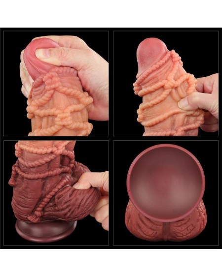 dildo dual layer king size nature 9.5