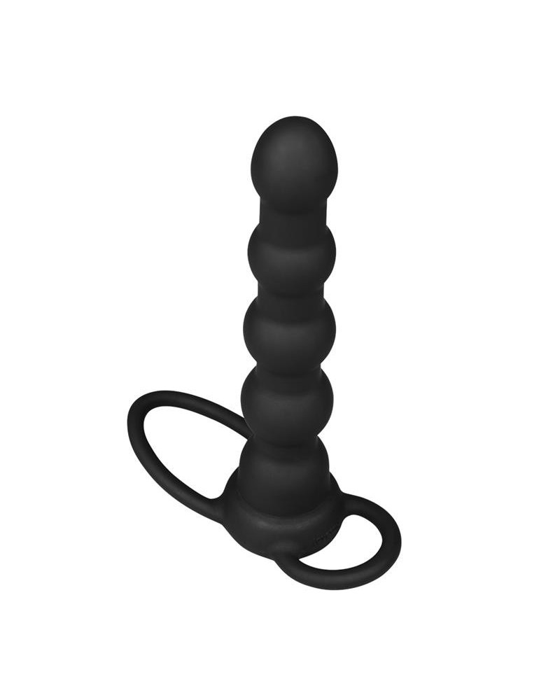butt plug double prober with vibration noir