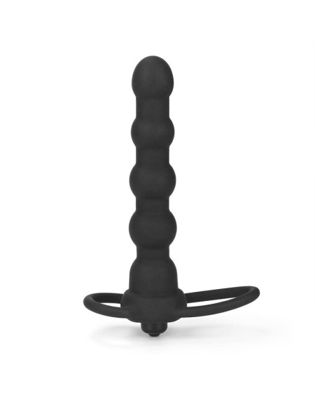 butt plug double prober with vibration noir