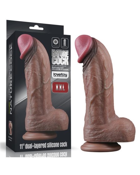 dildo dual layered silicone xxl 11