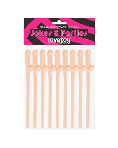 willy straws pack of 9