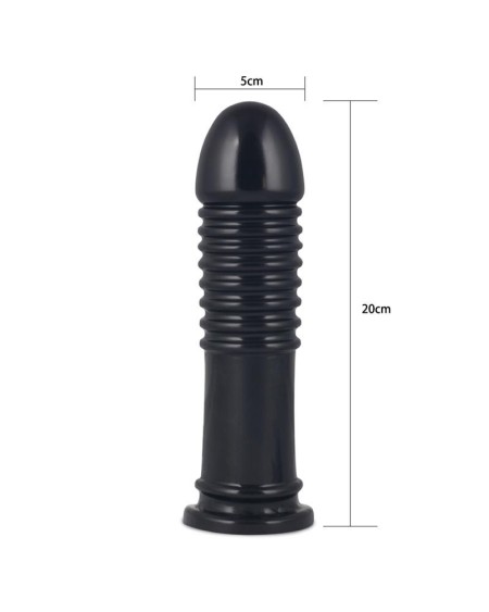 butt plug king sized anal bumper 8 noir