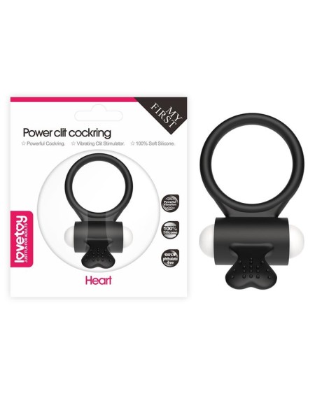 vibrant cockring power clit noir