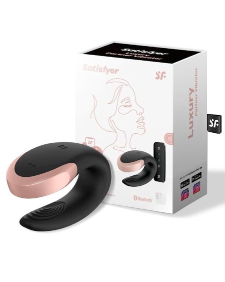 double love luxury partner vibrator with app noir