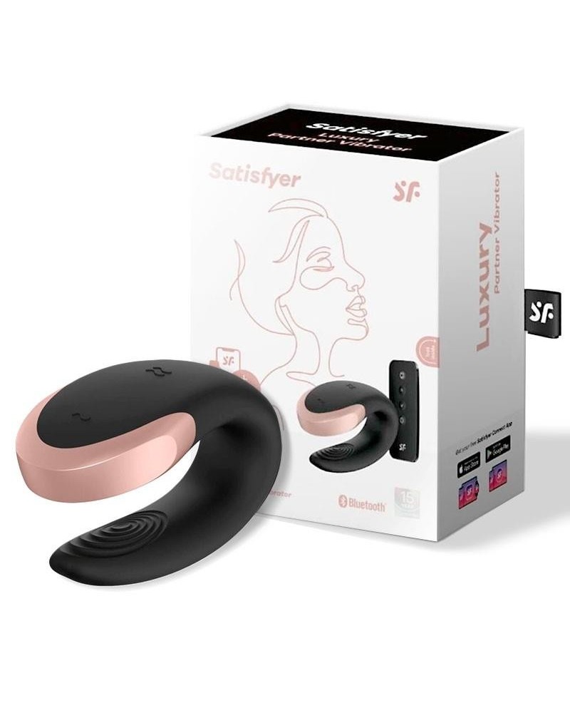 double love luxury partner vibrator with app noir