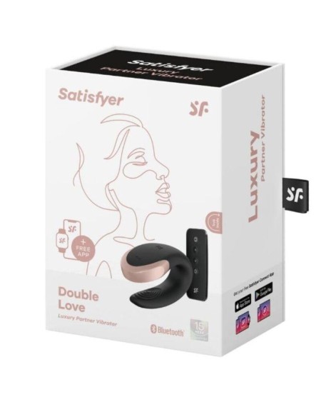 double love luxury partner vibrator with app noir