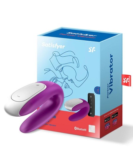 double fun vibe for couples with app and remote control violet