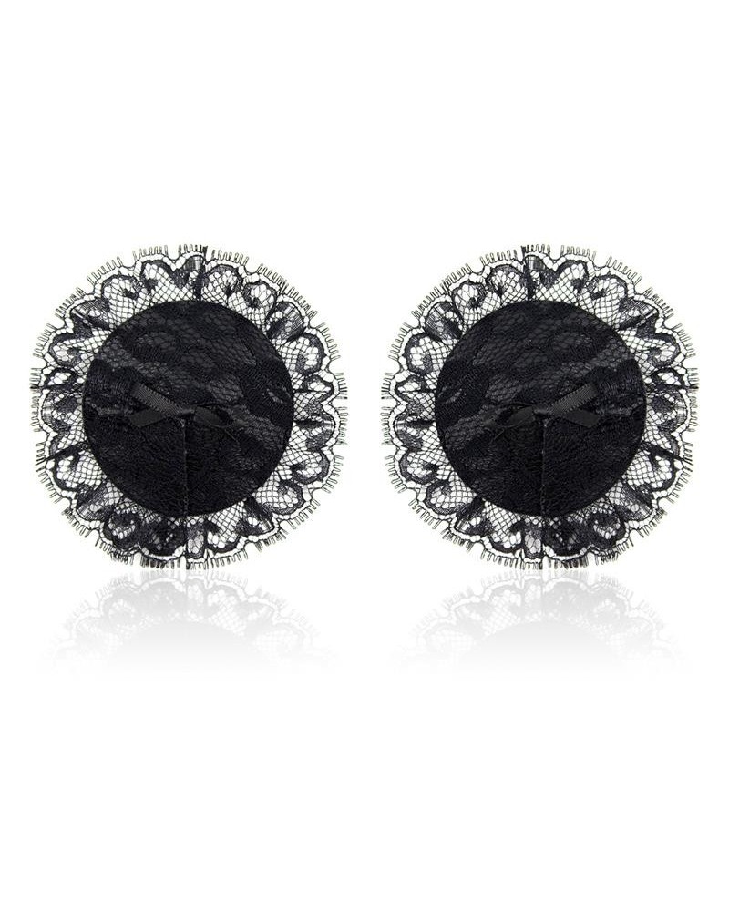 nipple covers with lace noir